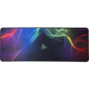 تصویر ماوس پد گیمینگ RAZER رنگین کمانی موج دار NU29 ابعاد 30*80 سانتی متر RAZER COLOR GAMING MOUSE PAD 30*80 CM