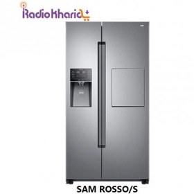 تصویر یخچال فریزر ساید بای ساید سامسونگ مدل Rosso ا Samsung ROSSO Refrigerator Samsung ROSSO Refrigerator