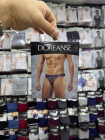 تصویر شورت لامبادا مردانه برند دورینس کد 1402 DOREANSE 