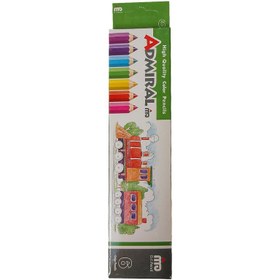 تصویر مداد رنگی 6 رنگ ادمیرال 