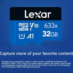 تصویر کارت حافظه لکسار LEXAR Micro SD 633X 64GB 95MBps ا LEXAR Micro SD 633X 64GB 95MBps LEXAR Micro SD 633X 64GB 95MBps