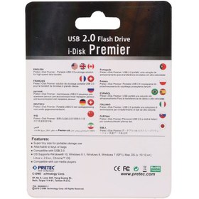 تصویر فلش 16 گیگ پرتک Pretec i-Disk Premier Pretec i-Disk Premier USB 2.0 16GB Flash Drive