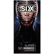 تصویر کاندوم فوق العاده حلقوی سیکس Six Super Ribbed Condom 