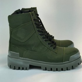 تصویر بوت مردانه بالنسیاگا مدل 6383 چرم سبز 