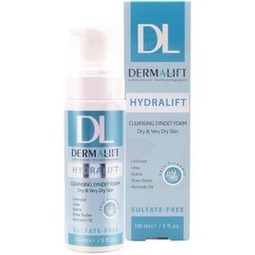 تصویر فوم شستشوی صورت درمالیفت مدل Hydralift حجم 150 میلی لیتر 