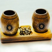 تصویر ست چوبی دونفره - ۶۰سی سی Wooden set for two