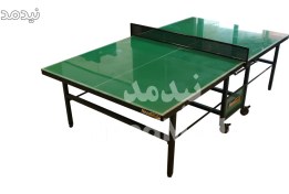 تصویر میز پینگ پنگ پارکی نیدمد چرخدار ۱۰ میل با شاسی تقویت شده 