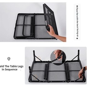 تصویر میز فلزی تاشو کمپینگ Mountainhiker مدل Lifting Bag Table 