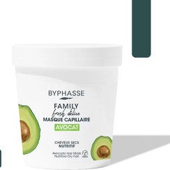 تصویر ماسک مو خانواده بایفاس با عصاره آووکادو مناسب موهای خشک Byphasse Family Fresh Delice Hair Mask Dry Hair 250ml