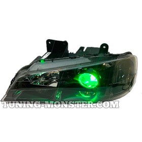 تصویر چراغ لنزدار پارس دویل RGB دودی 