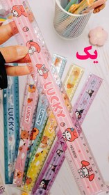 تصویر خط کش 30 سانتی لوکی خط کش نشکن سانریو