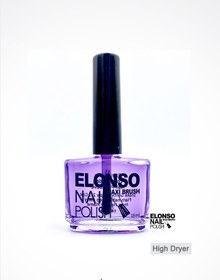 تصویر لاک ناخن مراقبتی خشک کننده فوری الونسو Xpress Dryer elonso nail polish 