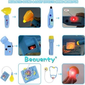 تصویر ست پزشکی اسباب‌بازی برای کودکان برند beauenty Children's Toy Doctor Kit for Kids