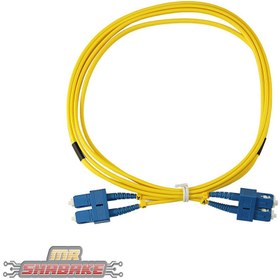 تصویر نگزنس پچ کابل فیبر نوری مدل SC-SC SM داپلکس دو متری 