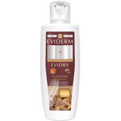 تصویر شامپو سر اویدرم مناسب موی خشک و آسیب دیده حجم 250 میل Eviderm Evidry Shampoo for dry and damaged hair 250ml