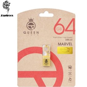 تصویر فلش مموری کوئین تک مدل MARVEL ظرفیت ۶۴ گیگابایت USB 2.0 