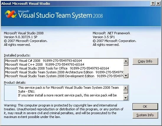 خرید و قیمت نرم افزار ویندوز visual studio.net 2008 Team System ...