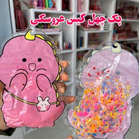 تصویر کش مو چهل گیس رنگی 