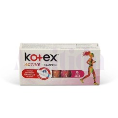 تصویر تامپون کوتکس اکتیو مدل Super بسته 16 عددی ا KOTEX ACTIVE TAMPONS SUPER 16 KOTEX ACTIVE TAMPONS SUPER 16