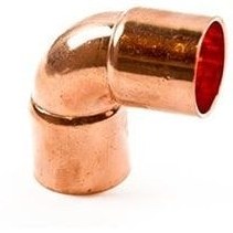 تصویر زانو مسی 90 و 45 درجه 7/8 