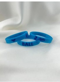 تصویر مچ بند بسکتبال دستبند 1 تکه توپ لاملو شارلوت هورنتس آبی NBA Tudivanyu Aksesuar 