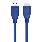 تصویر کابل تبدیل USB به Micro-B 3.0 دیتالایف طول 30 سانتی متر 