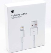 تصویر کابل شارژ USB به لایتنینگ اورجینال اپل Apple Lightning to USB Cable 1M-A1856