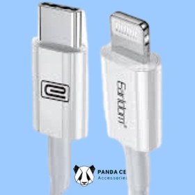 تصویر کابل تبدیل USB-C به لایتنینگ ارلدام مدل EC-086 طول 1 متر 