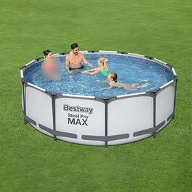 تصویر استخر پیش ساخته فریمی گرد 100*366 بست وی پرومکس Bestway 56418