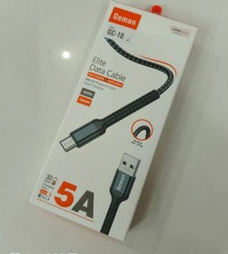 تصویر کابل داده الیت شارژ فوق سریع Geman 5A Geman 5A Super Fast Charging Elite Data Cable