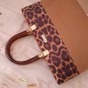 تصویر کیف پلنگی دستی زنانه 