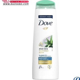 تصویر شامپو محافظت کننده و ضد شوره داو حاوی عصاره آلوئه ورا ۴۰۰ میلی لیتر dove protective and anti dandruff shampoo with aloe vera 400ml