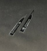 تصویر آرم ست شمشیری پژو زیر گلگیر بسته ۲ عددی 