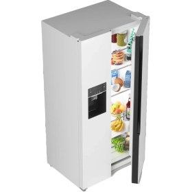 تصویر یخچال و فریزر ساید بای ساید 28 فوت جی پلاس مدل GSS-P7635BS GSS-P7635BS side-by-side 28-foot refrigerator and freezer