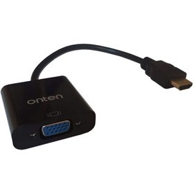 تصویر تبدیل HDMI به VGA اونتن مدل OTN-5169 با قابلیت انتقال صدا 