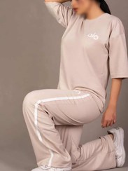 تصویر ست لانگ تیشرت و شلوار ALO 