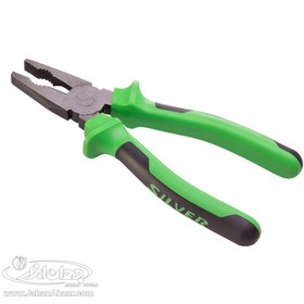 تصویر انبردست سیلور مدل GTH02A10 سایز 7 اینچ Silver GTH02A10 Combination Pliers 7 Inch