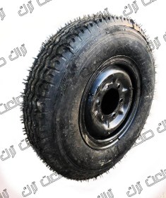 تصویر لاستیک روکش نیسان 700 با رینگ و تیوب کامل Nissan Tire