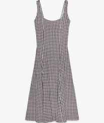 تصویر پیراهن میدی یقه گرد بدون آستین از برند زارا (زنانه) 