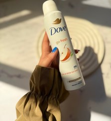 تصویر اسپری ضد تعریق داو رایحه سیب و چای سفید اورجینال Dove spray