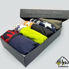 تصویر پک ۵ عددی شورت مردانه فانتزی XUBA 