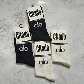 تصویر جوراب اسپرت مدل alo ساق بلند Alo long leg sports socks