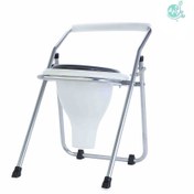 تصویر توالت فرنگی تاشو اهنی Iron folding toilet