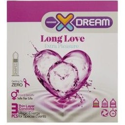 تصویر کاندوم 3عددی لذت طولانی تاخیری و خاردار Long Love ایکس دریم ا X Dream Long Love Condom 3pcs X Dream Long Love Condom 3pcs