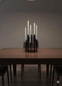 تصویر جا شمعی G150 - طلایی 