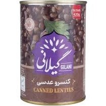 تصویر کنسرو عدسی گیلانی 