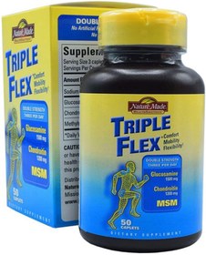 تصویر قیمت و خرید قرص تریپل فلکس triple flex ؛ بهترین قرص غضروف ساز اصل price and purchase of triple flex tablets; The best American cartilage building pill