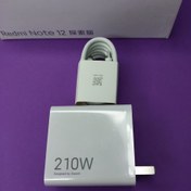 تصویر شارژر گوشی شیائومی ۲۱۰ وات همراه با کابل ۱۰ آمپری 