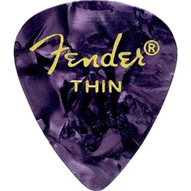 تصویر Fender Celluloid Picks 351 Purple Moto Thin 12 Pack 