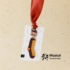 تصویر گیفتگ جوراب موزیکال 